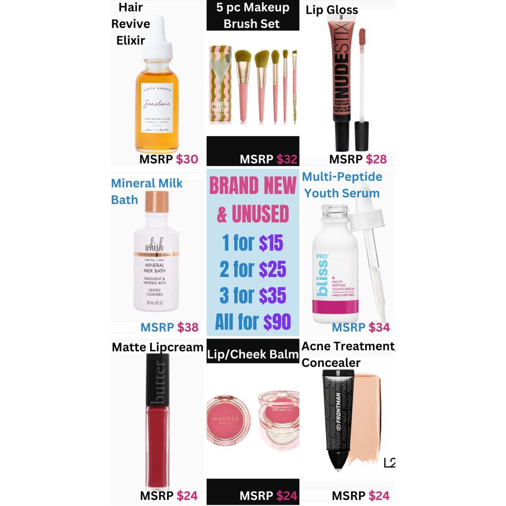 Beauty and Health Product Makeup and Skincare Edit Bundle! ($234 Value)